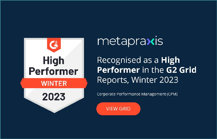 Metapraxis recognized as G2 High Performer