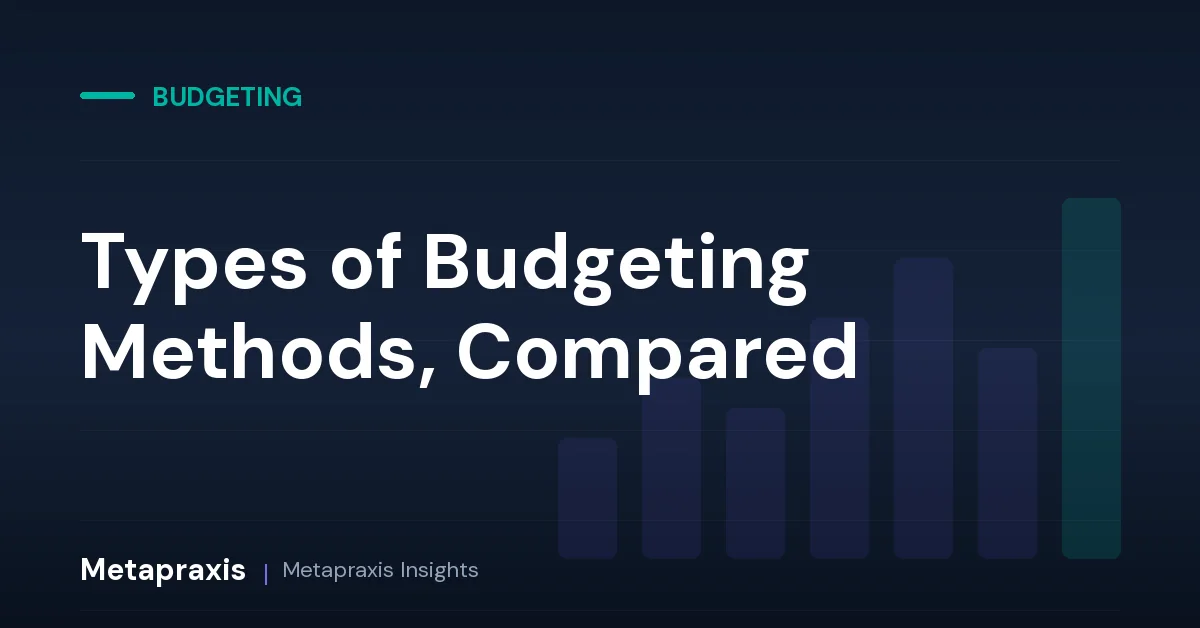 Types of Budgeting Methods, Compared